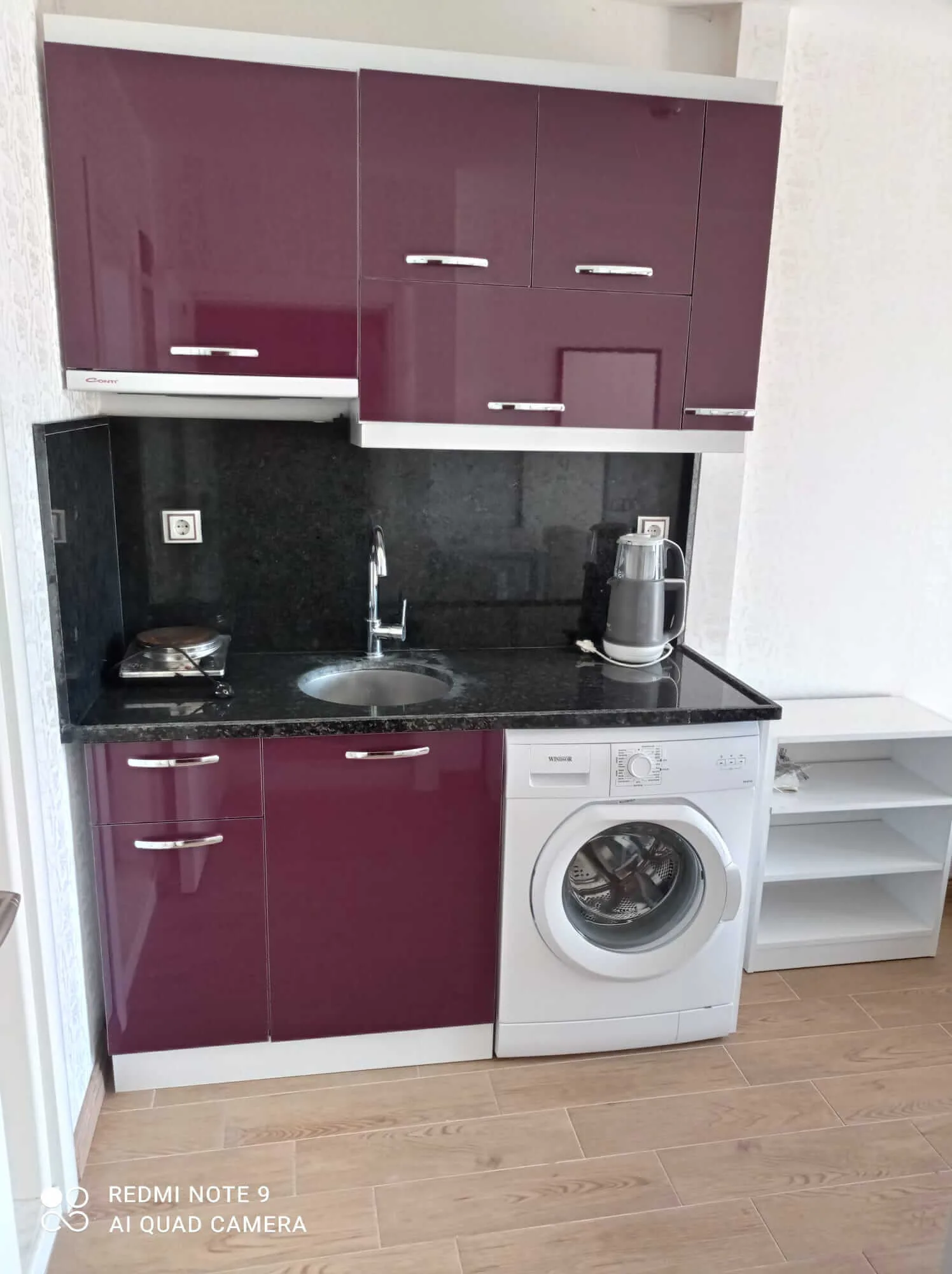 Görükle kız apart stüdyo daire mutfak ve çamaşır makinesi